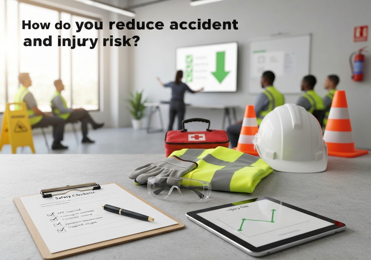 How do you reduce accident and injury risk?