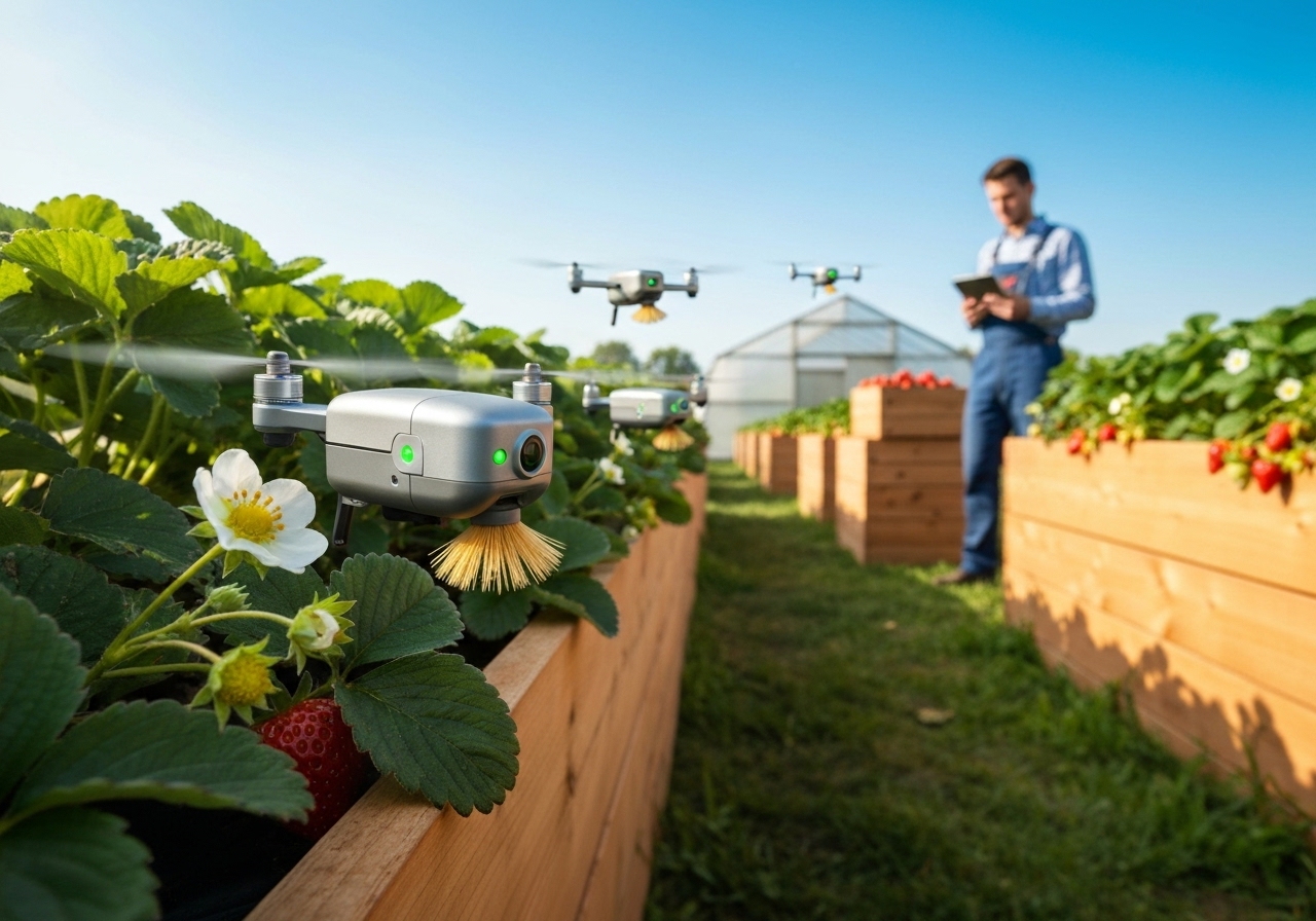 Robotic Pollinators Transform Small-Scale Farm Yields