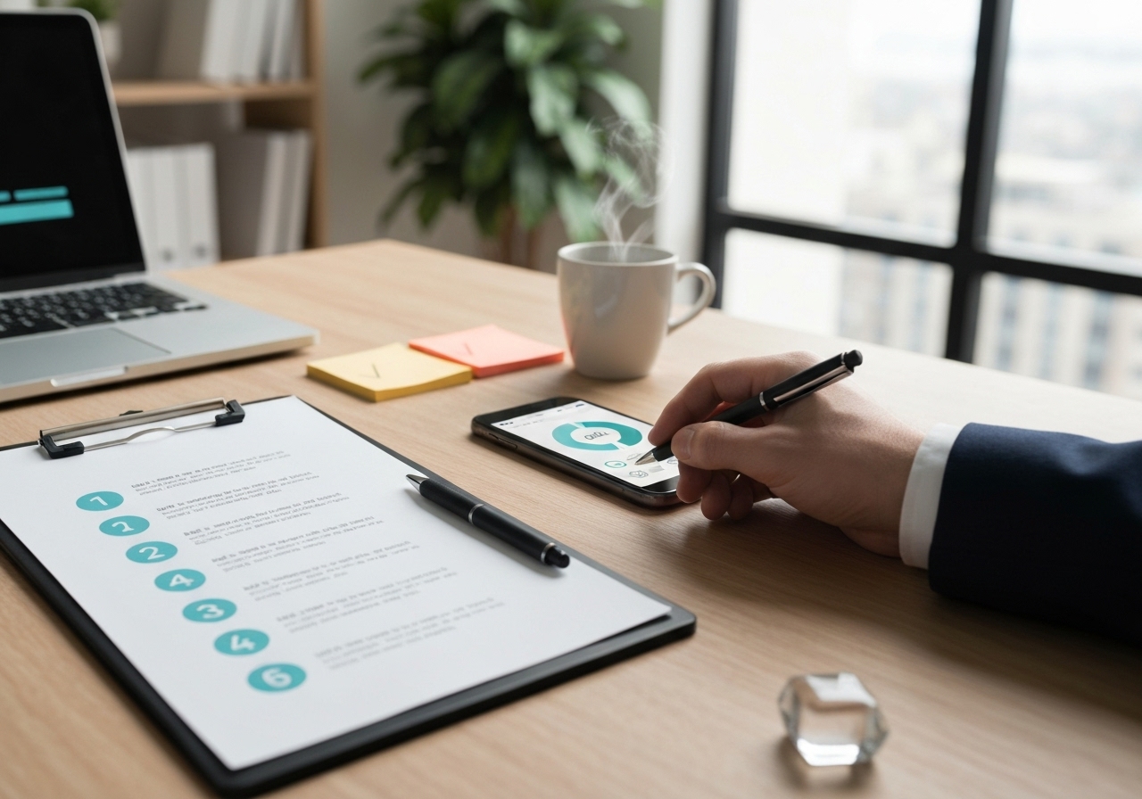 Step-by-step checklist