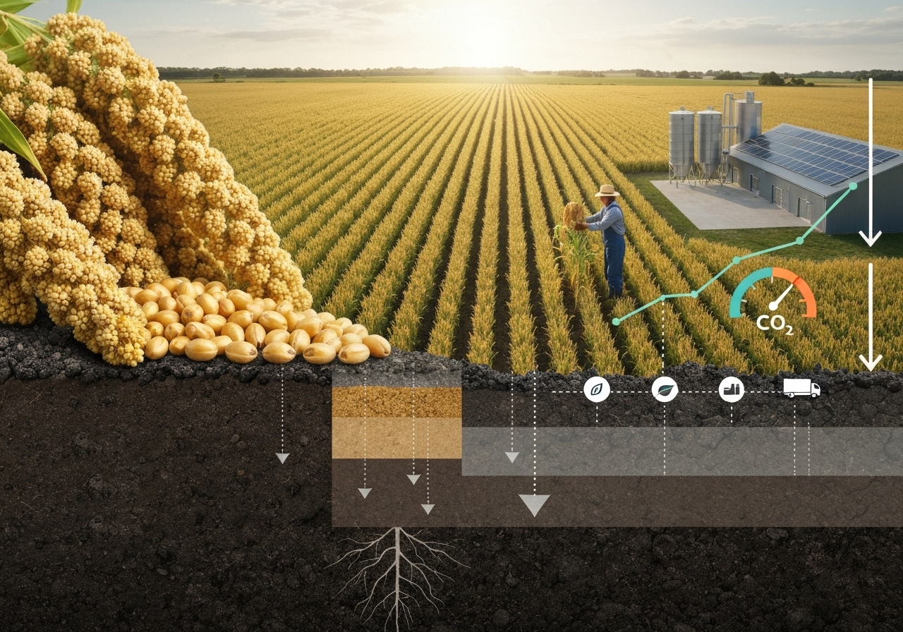 How does millet become carbon-smart?