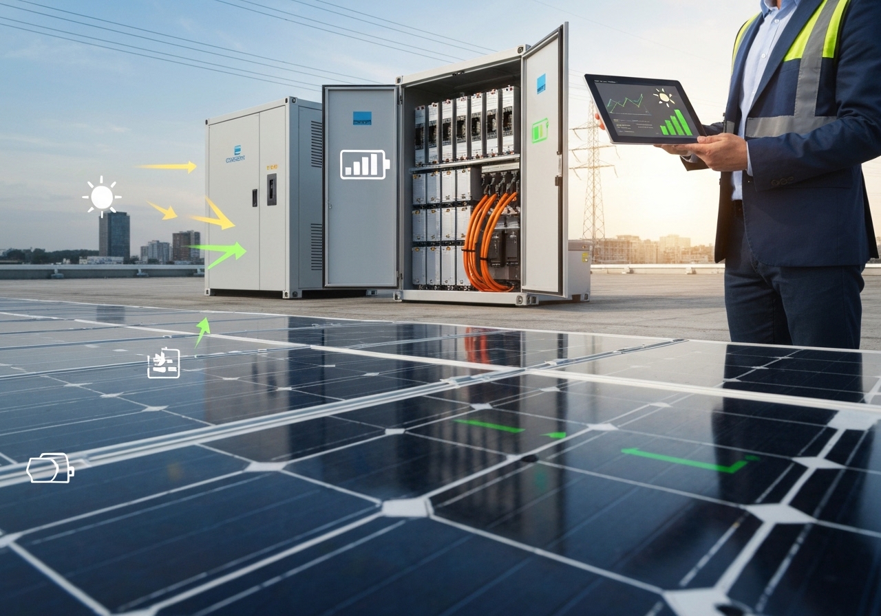 Photovoltaic generation and energy storage