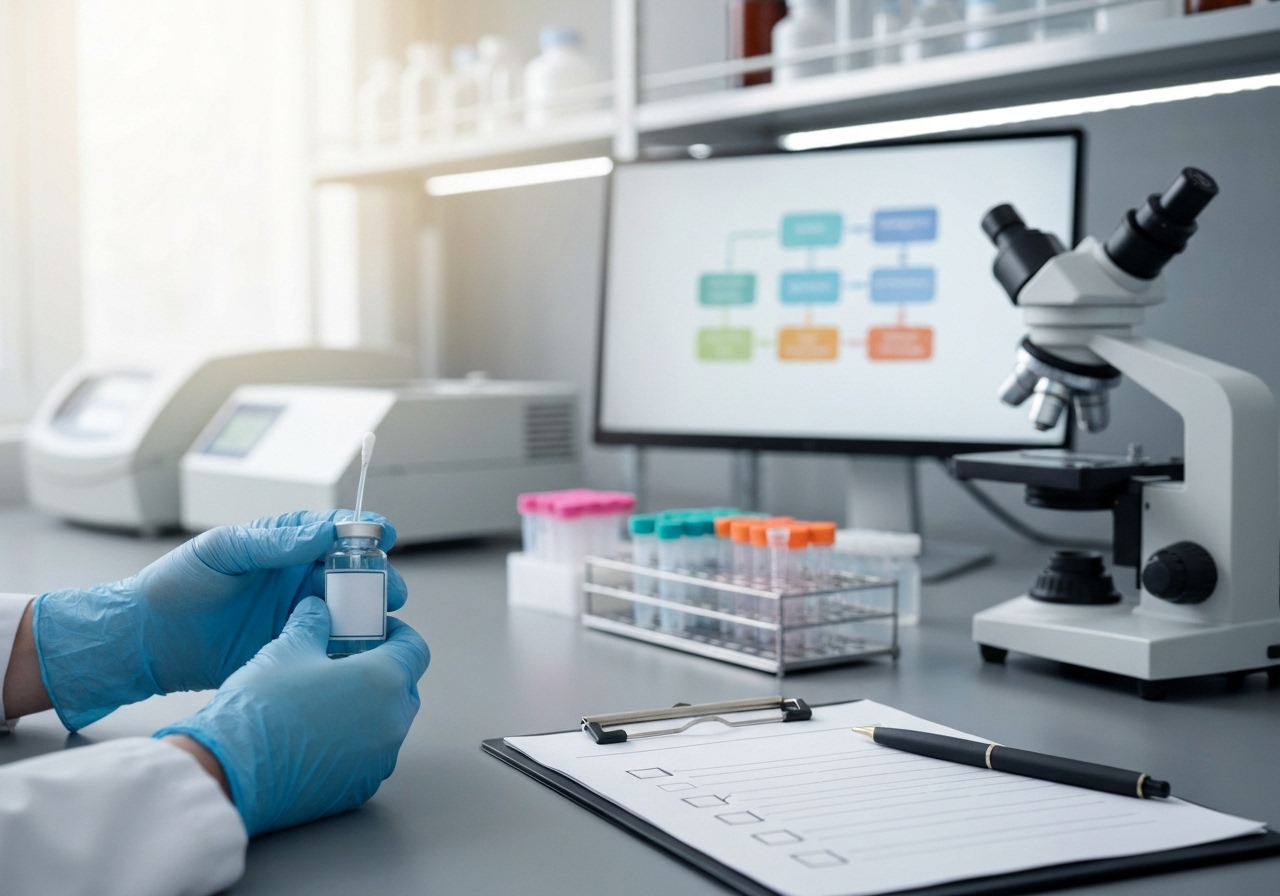 Sampling and diagnostic steps