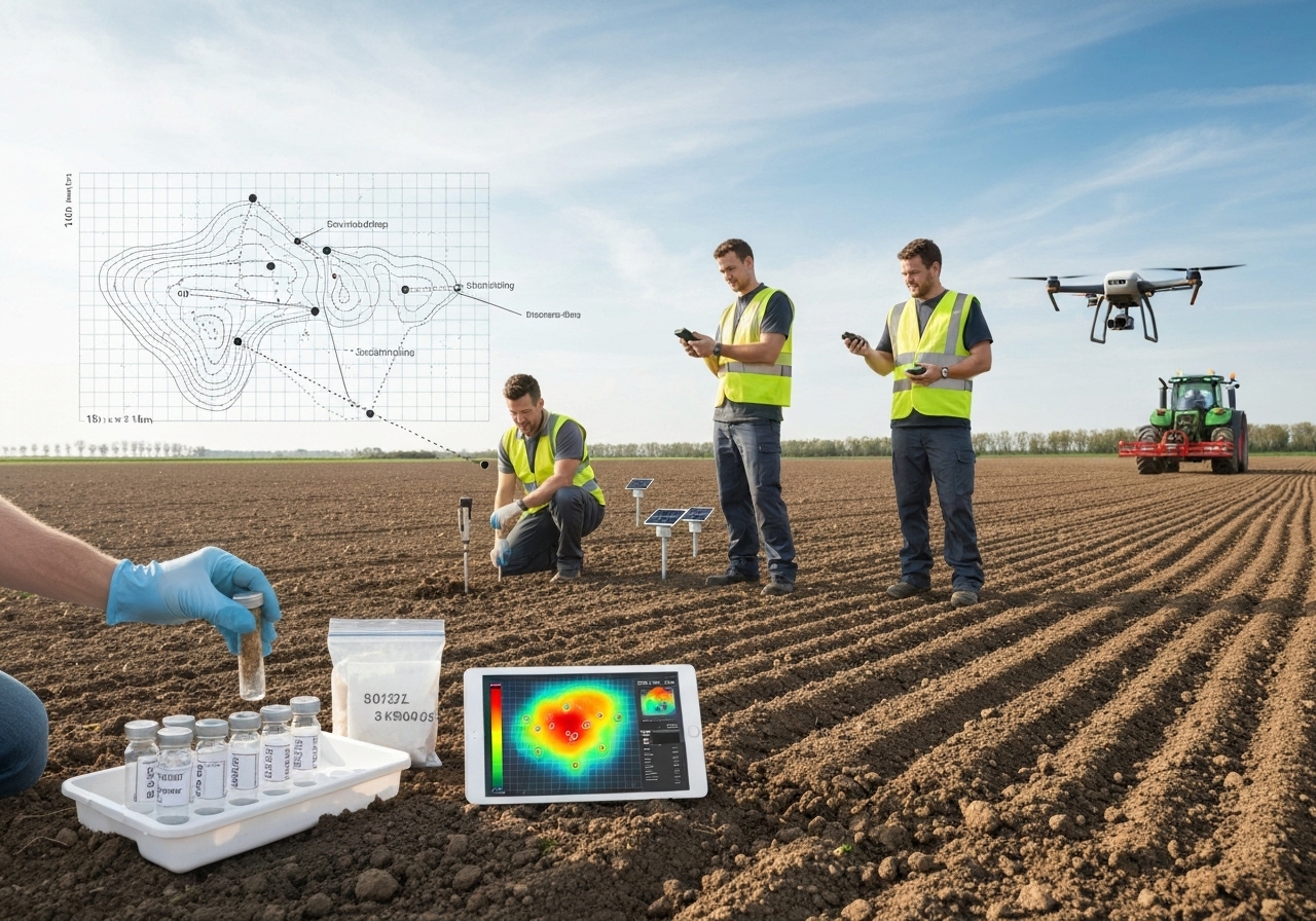 How do you design a field-scale microbial mapping program?