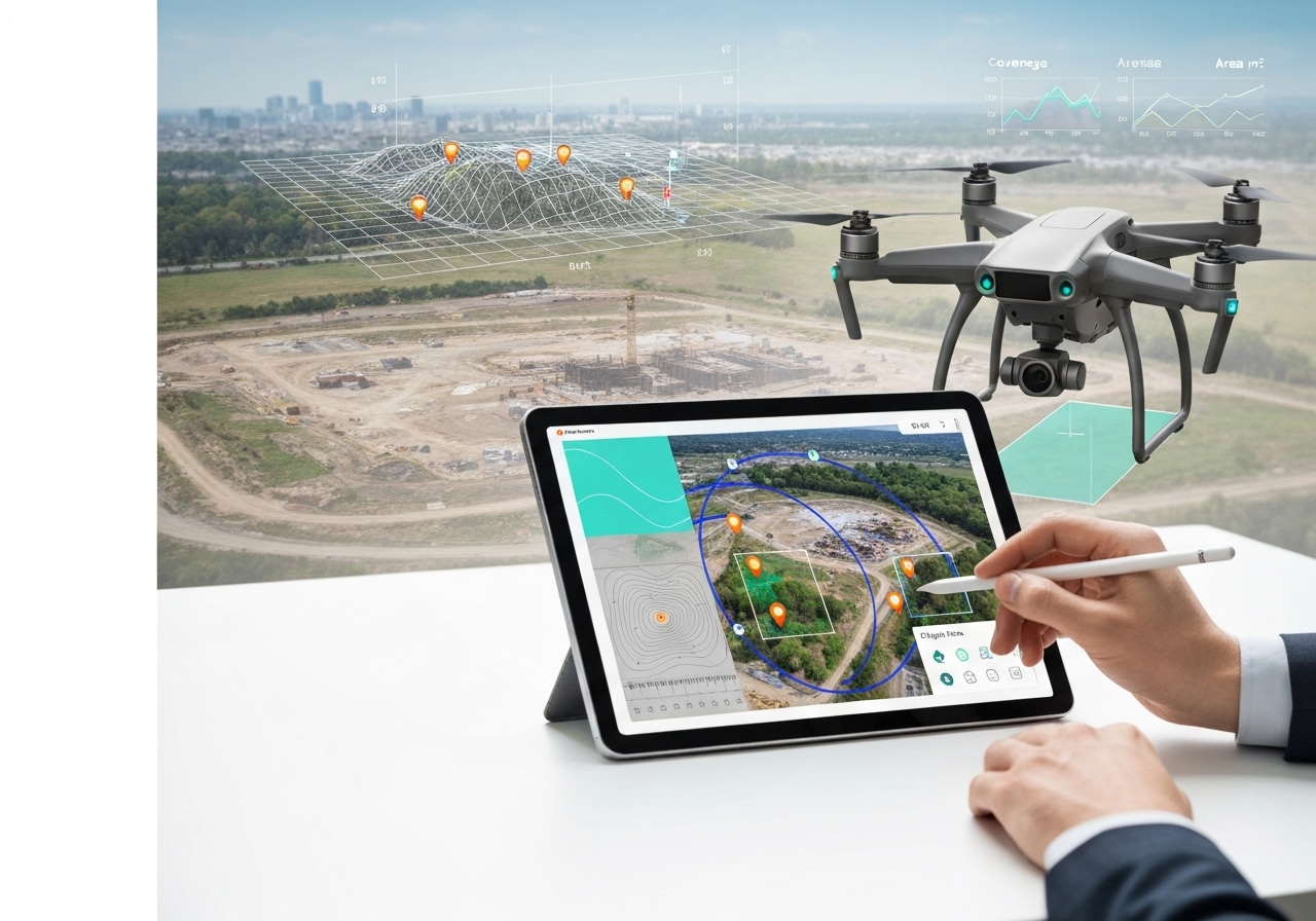 Planning with aerial data