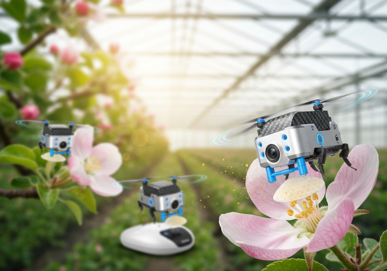 How do robotic pollinators work?