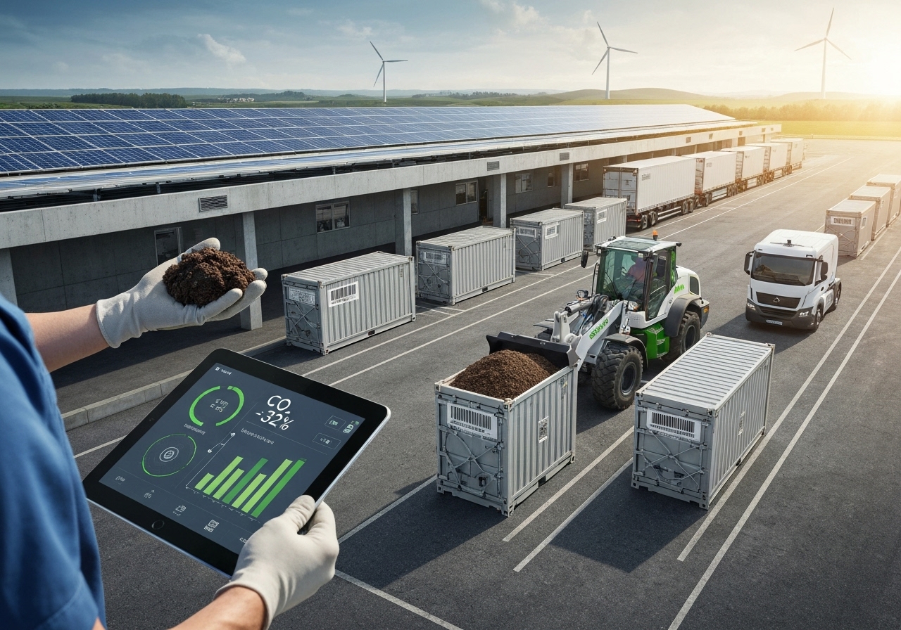 How do production models move soil to market with low emissions?