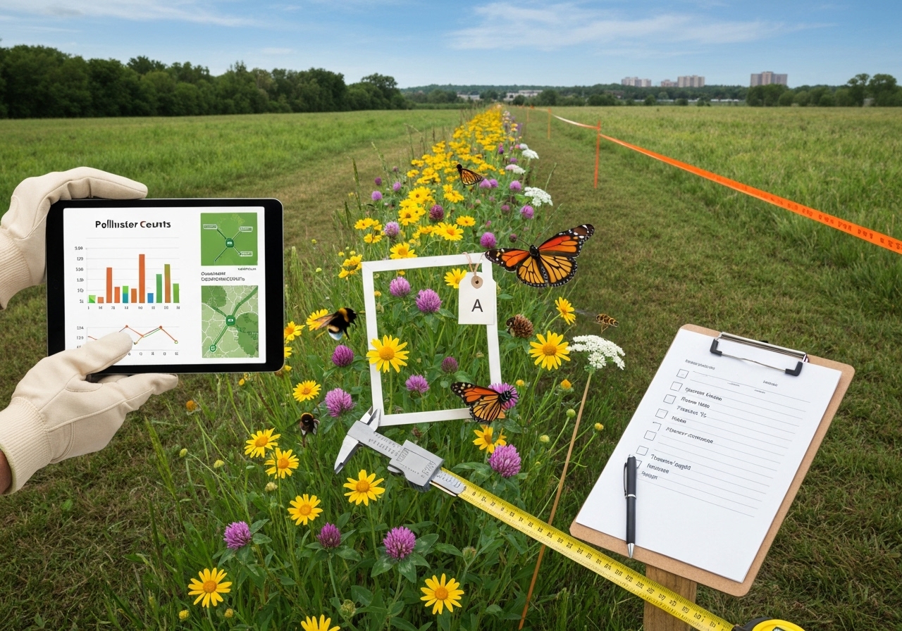 How to measure corridor success and pollinator health?
