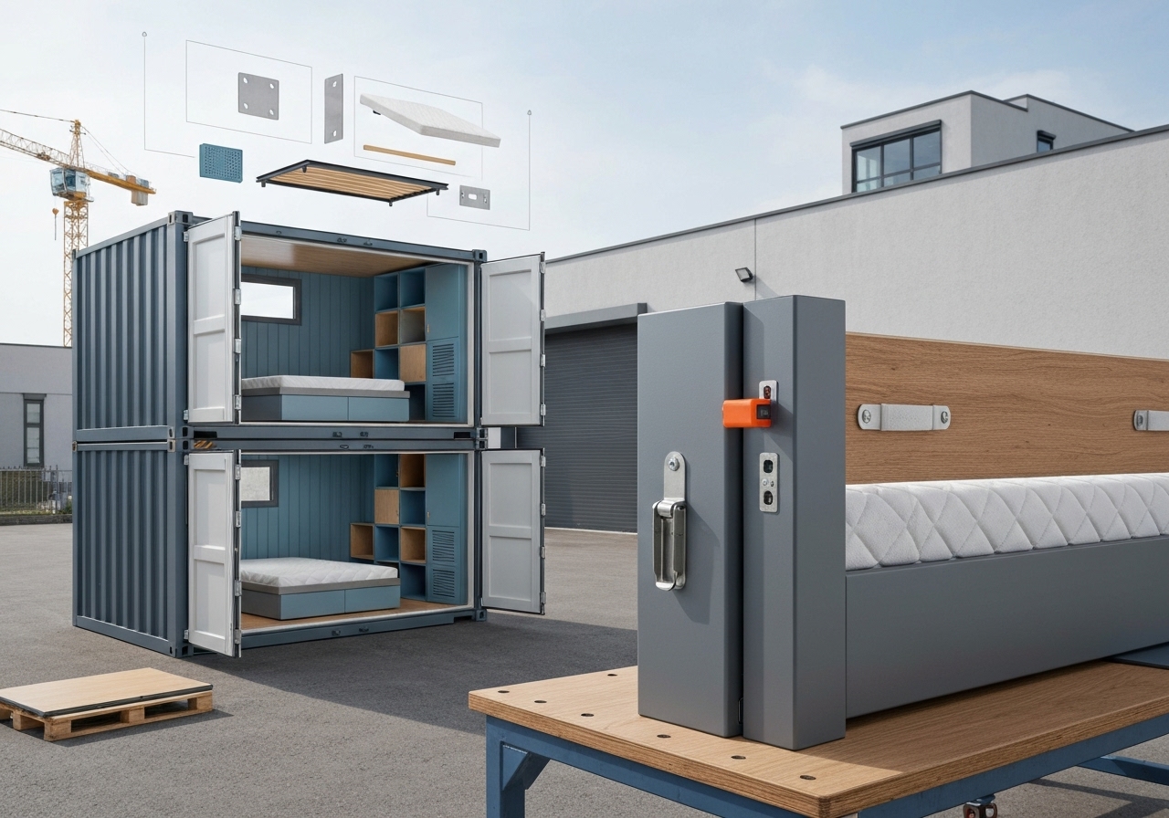 Modular bed and container systems