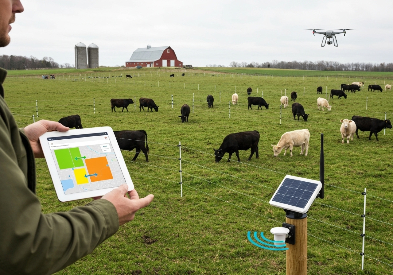How to implement AI-guided rotational grazing on your farm?