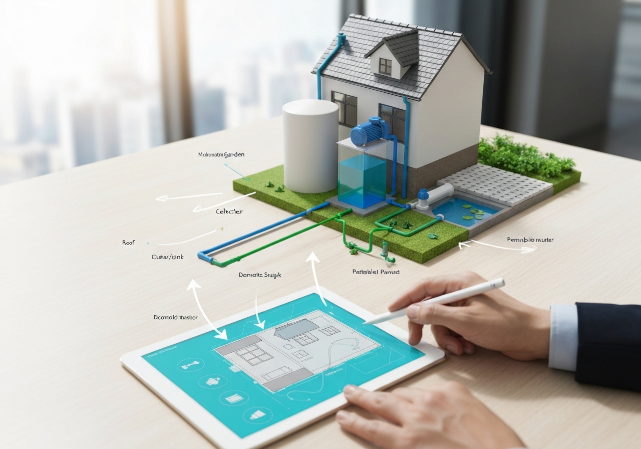 4. Plan for water capture and distribution