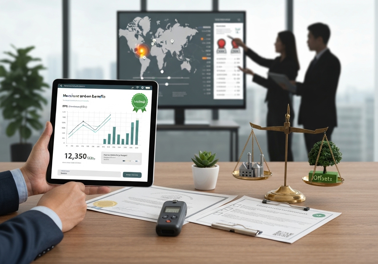 How to measure carbon benefits and verify results?