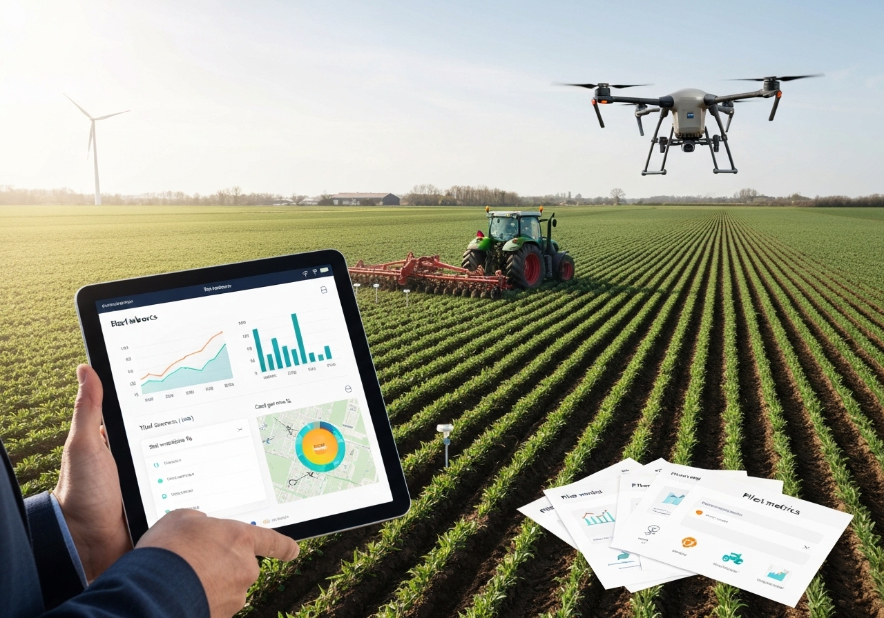 What pilot metrics should a farm track?