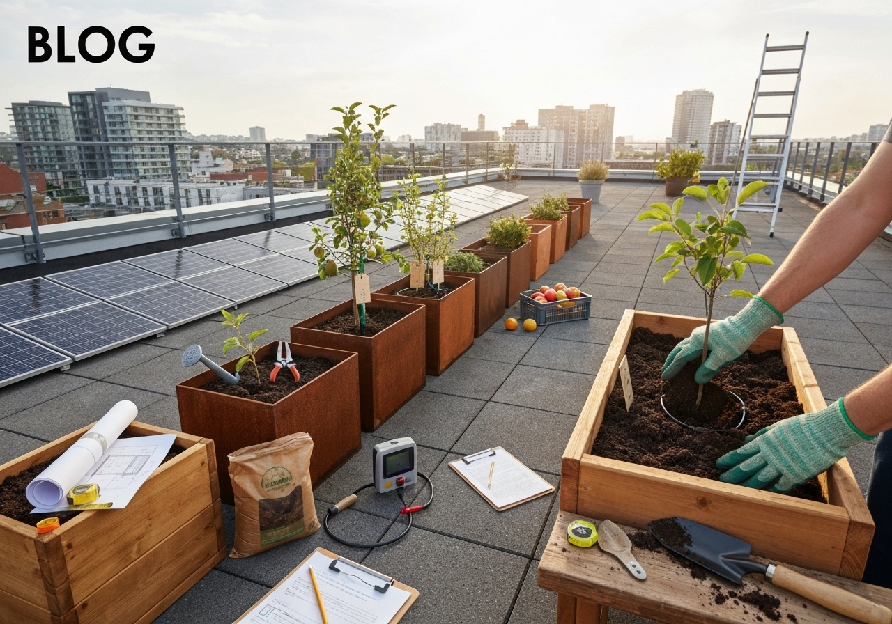 How to start a rooftop orchard project step-by-step?