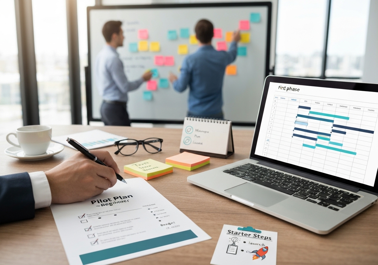 What is a practical pilot plan for beginners?