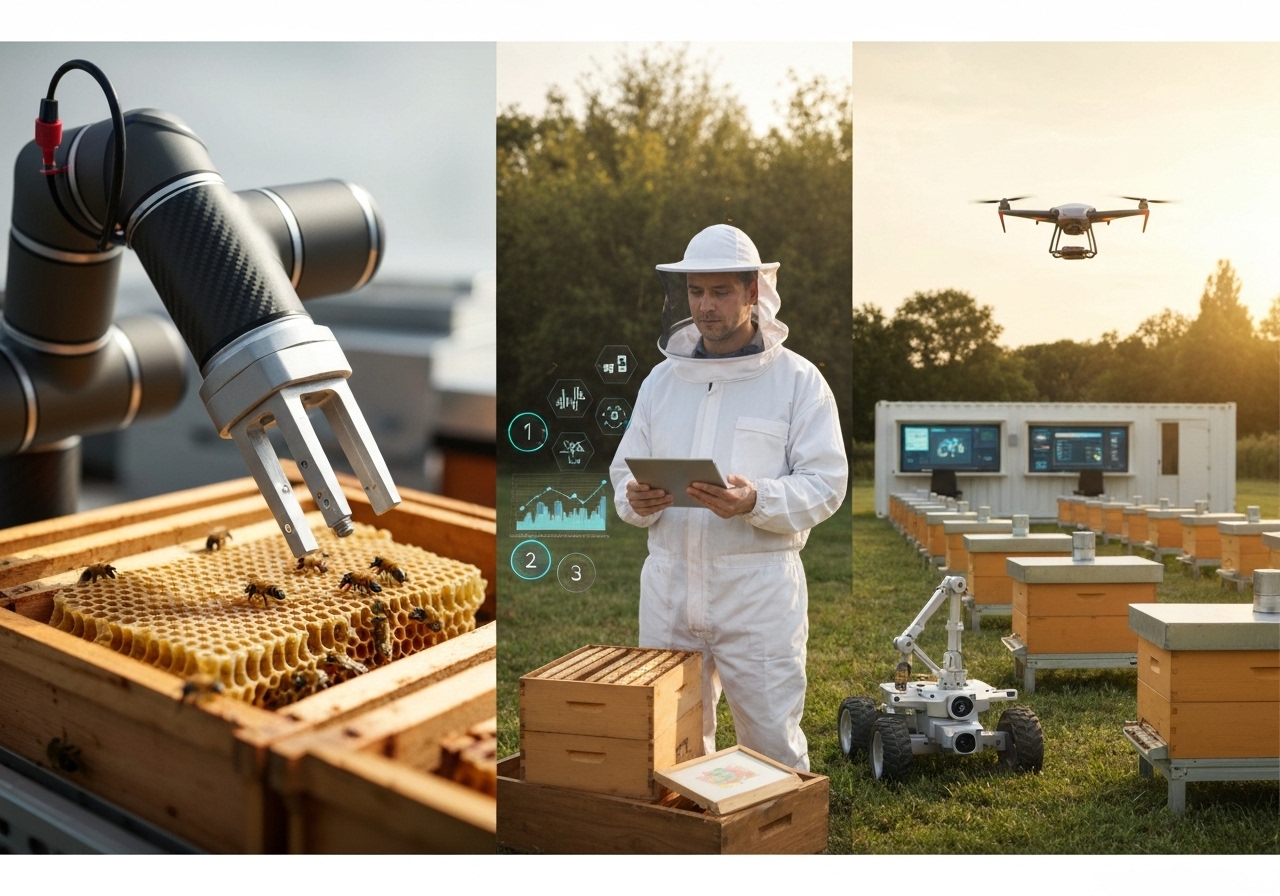 How to pilot a robotic beekeeping program in three phases?