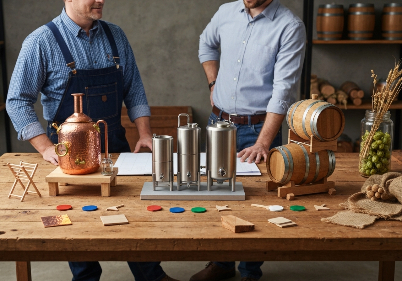 How do I choose a brewing design for my farm?