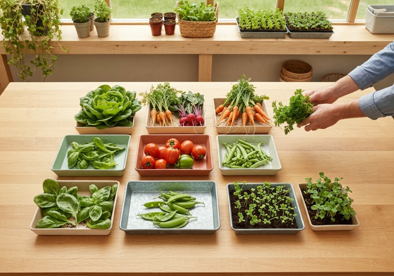 Step 2: Group crops by family and function