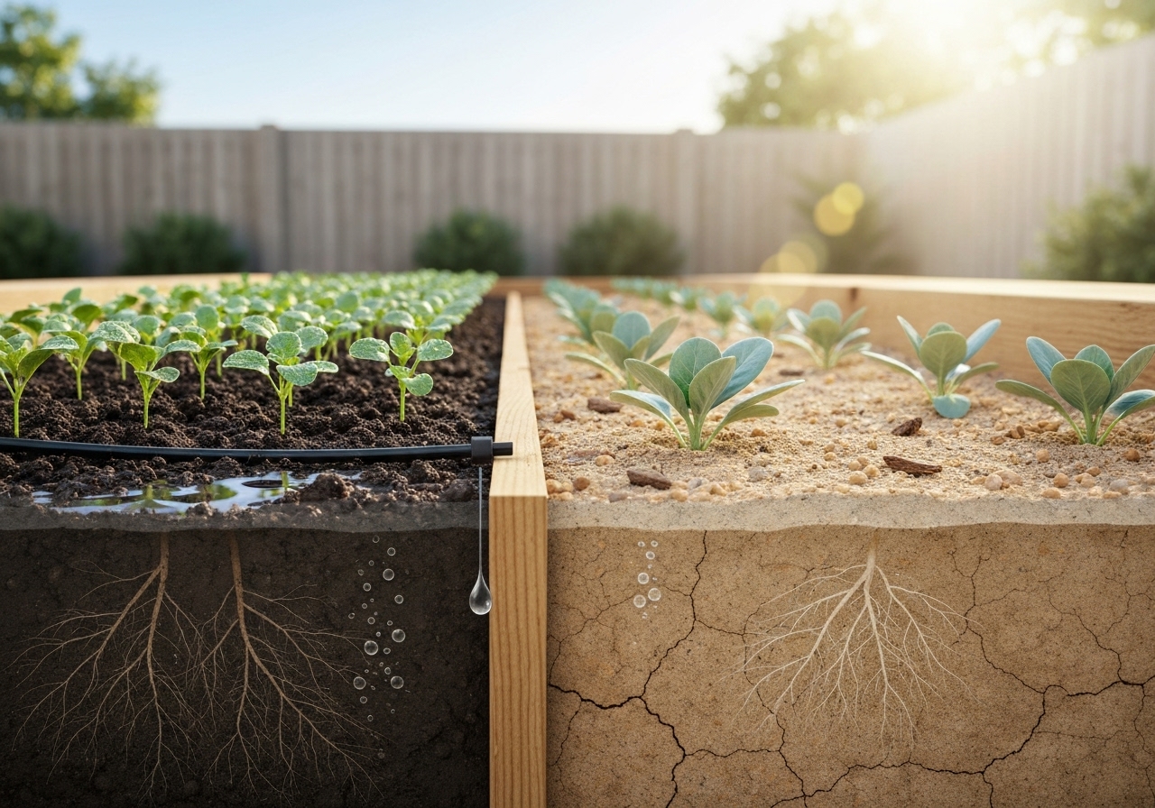 How should I change spacing in wet vs dry soil microclimates?