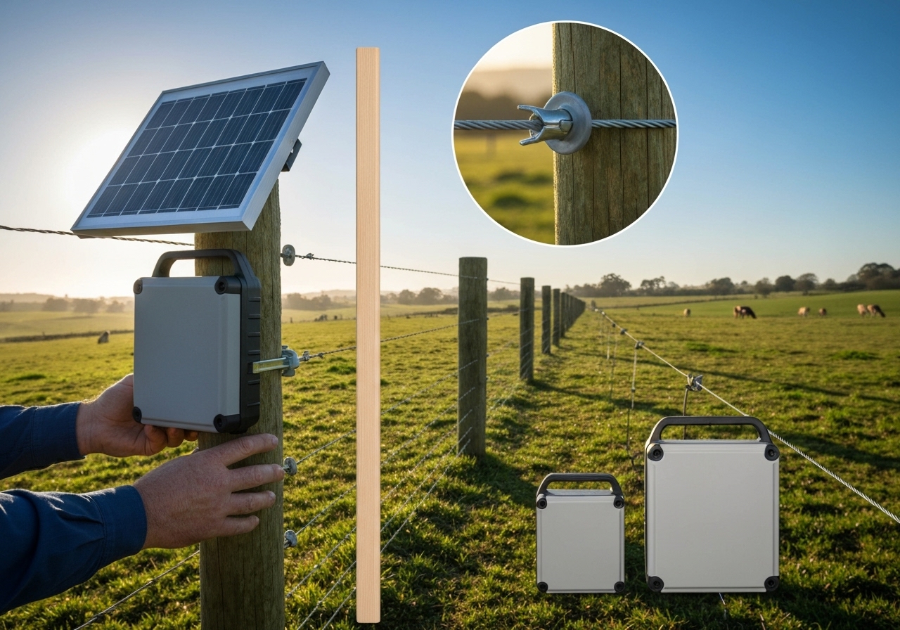 How to size and select a solar energizer for your low-cost fence?