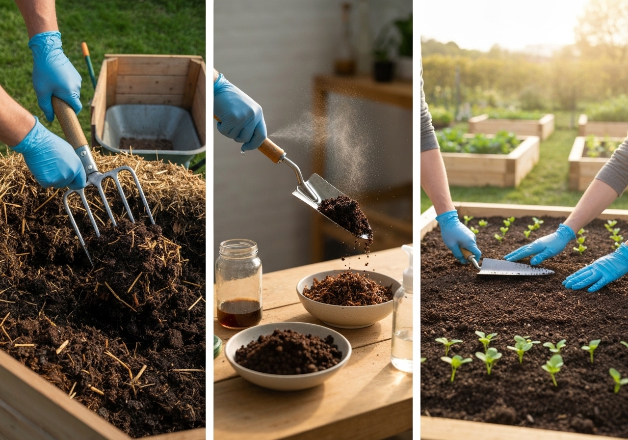 How to produce a Compost-Based Microbiome Mulch: step-by-step