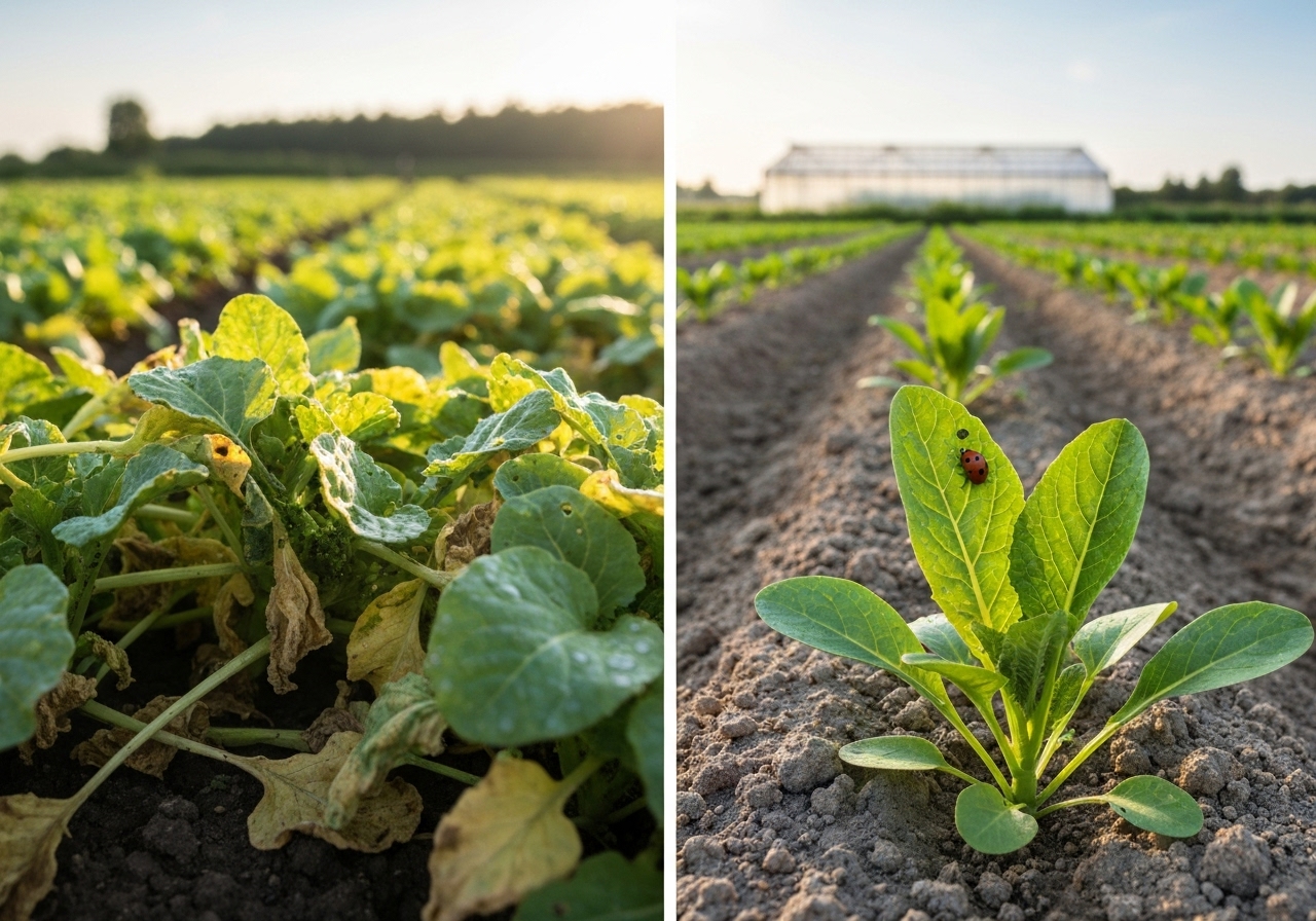How can spacing reduce pest and disease pressure?