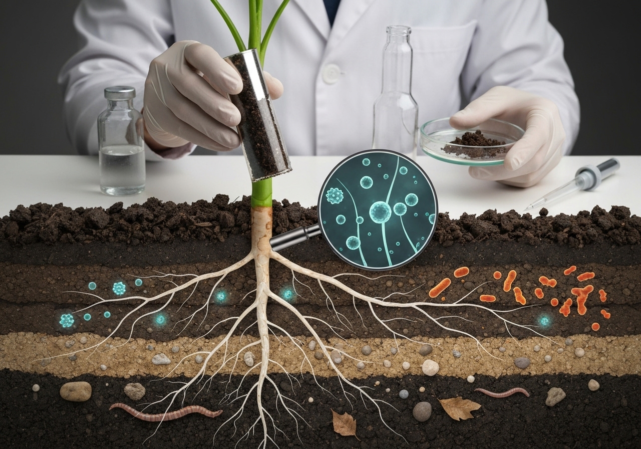 How to measure improvements in root microbiome and soil health?
