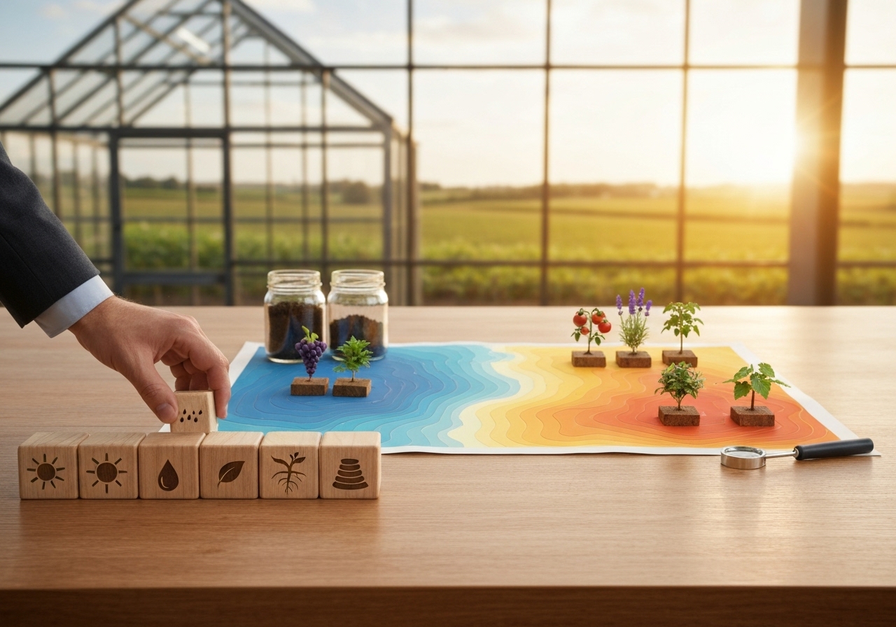 What step-by-step checklist converts microclimates into profitable crop niches?