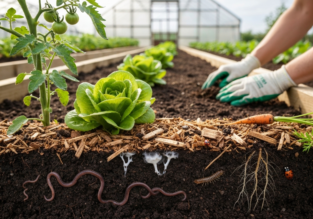 What are bio-active mulches and why should vegetable growers use them?