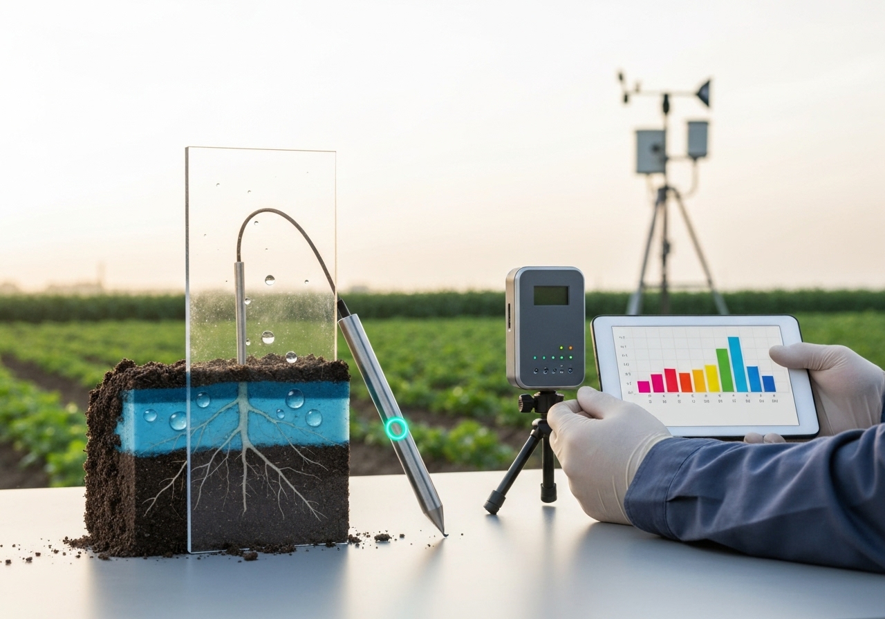 How do you monitor and measure improvements in water retention?